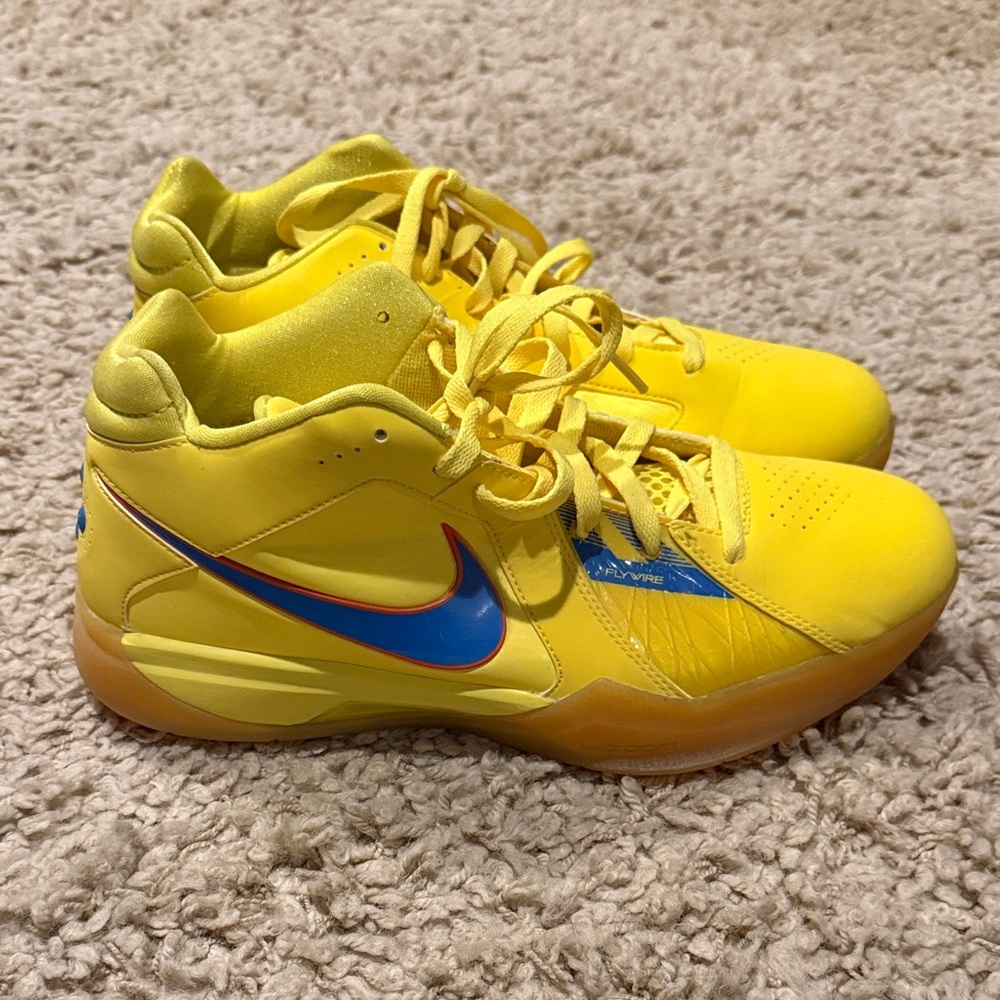 Nike KD 3 Christmas 2023 Basketball Athletic Shoes US 10 Yellow Blue